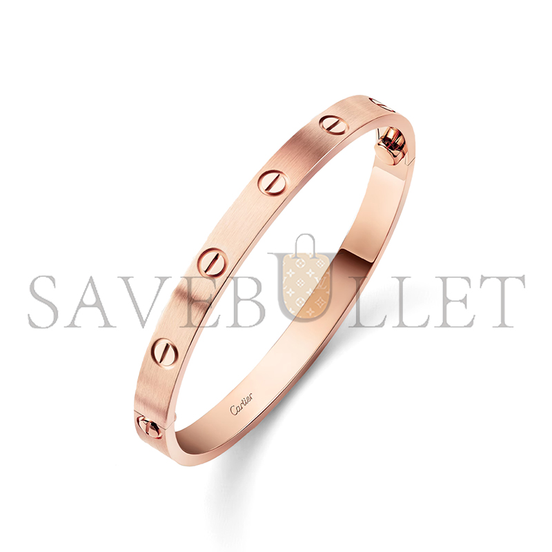 CARTIER LOVE BRACELET, CLASSIC MODEL, BRUSHED B6079917